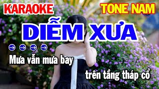 Karaoke Diễm Xưa Tone Nam Nhạc Sống Beat Mới Nhất  Ka Ra Ô Kê Nhạc Trữ Tình [upl. by Perce]