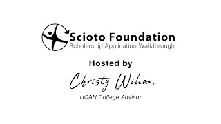 How to fill out the 2021 Scioto Foundation Scholarship Application [upl. by Reema]