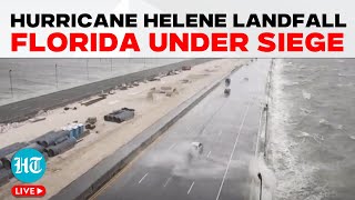 Hurricane Helene LIVE  Hurricane Helene Makes Landfall In Florida  Hurricane Helene News [upl. by Thielen526]