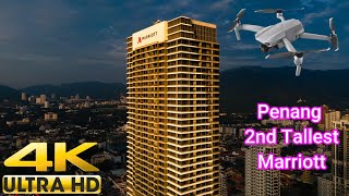 Marriott Hotel amp Residence  Penang second Tallest Building  dji Mavic Air 2 [upl. by Leventhal]