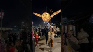 Christmas Owl in Trentham UK  🎄🦉christmas festival owl unitedkingdom [upl. by Atiuqahs803]