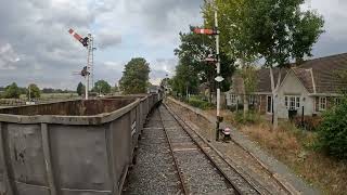 The Iron ore train with 31601 quotDevon Diesel Societyquot at NLR Gala 2024 [upl. by Hareehat]