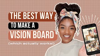 The BEST digital vision board app  Vision board 2023  How to make a vision board on your phone [upl. by Rosanne]