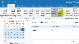 How to print calendar in Outlook [upl. by Ling284]