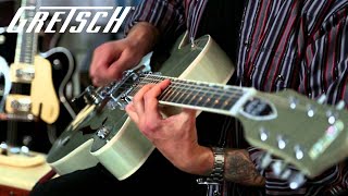 Gretsch G6120SH Brian Setzer Highland Green Hot Rod  Featured Demo  Gretsch Guitars [upl. by Anaitat]