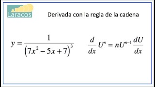 Derivada de funciones con la regla de la cadena ejemplo 2 [upl. by Solahcin]