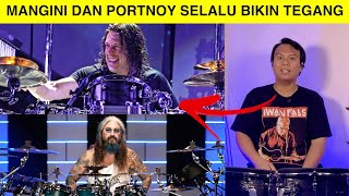 REACTION MIKE PORTNOY DAN MIKE MANGINI  DREAM THEATER DRUMMER [upl. by Pomfrey]