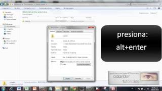 windows ver las propiedades de un archivo sin dar click derecho [upl. by Esetal214]
