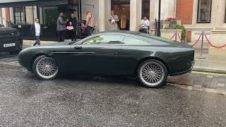 Rare Aston Martin DBLP1 DB5 Speedback GT in Mayfair THIS IS SO RARE RAREST CAR EVER IN THE UK WOW [upl. by Aitra]