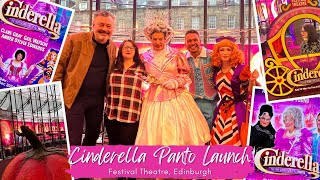 Cinderella Panto Launch 2024  Allan Stewart Grant Stott Jordan Young  Capital Theatres Edinburgh [upl. by Sloane]