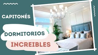 ❤️30 IDEAS DE DORMITORIOS DE MATRIMONIO CON CABECERO CAPITONÉ [upl. by Vallonia]