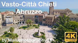 Vasto Città City Walk by Drone ChietiAbruzzo ItalyMaluphotography16HD4KDJIDroneCinematic [upl. by Imuya]