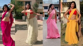 NEW Shorts Saree ReelsHot Saree Navel sareehot sareenavel sareereels sareeshorts shorts reels [upl. by Isadora]