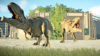 ALL 100 SMALL amp MEDIUM CARNIVORES amp HERBIVORES SPECIES  Jurassic World Evolution 2 [upl. by Sosthina611]