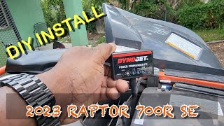 INSTALLING DYNOJET POWER COMMANDER FC ON MY 2023 RAPTOR 700R SE [upl. by Llertnom768]