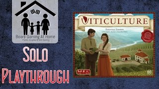 Viticulture Essential Edition Solo Playthrough Automa Campaign Stage 1 Overview Gameplay amp Review [upl. by Elehcar802]