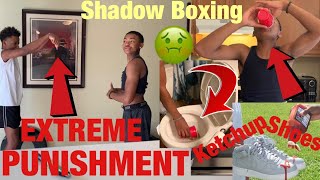 ISH  SHADOW BOXING GAME LOSER GETS EXTREME PUNISHMENT MUST WATCH [upl. by Nepil73]