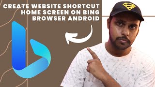 How to create website shortcut home screen on bing browser android  create website shortcut on bing [upl. by Ajay489]