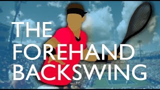 The Forehand BACKSWING — Tennis TECHNIQUE Fundamentals HowTo [upl. by Kenlee]