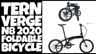 Tern Verge N8 2020 bike How to fold amp unfold [upl. by Cookie693]