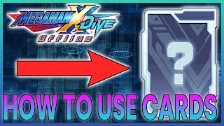 Everything That You NEED to Know about Cards in Mega Man X Dive Offline [upl. by Ynaffet]