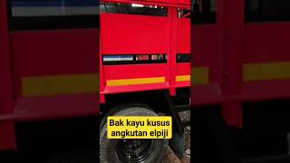 bak kayu kusus angkutan elpiji 3 kg fuso canter fe 74 hd [upl. by Irtemed84]