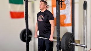 Barbell Shrugs How To Grips Coaching Tips [upl. by Balmuth112]