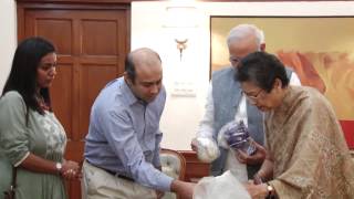 Narendra Modi receives personal belongings of Sardar Patel [upl. by Aisiat]