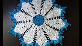 Tuto napperon facile au crochet [upl. by Enirol]