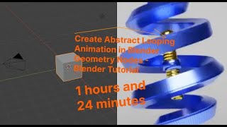 Create Abstract Looping Animation in Blender Geometry Nodes  Blender [upl. by Sutsuj298]