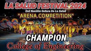 CHAMPION COLLEGE OF ENGINEERING quotLA SALUD FESTIVAL 2024quot  UNORECOLETOS U WEEK 2024  BACOLOD CITY [upl. by Nyllek]