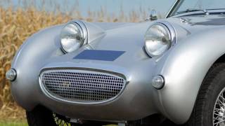 1959 Austin Healey Sprite Mk I frog eye HD photo video with stereo engine sounds [upl. by Hume439]