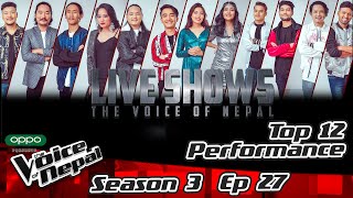 The Voice of Nepal Season 3  2021  Episode 27 Live Performances [upl. by Ashok]