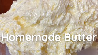 How to make Butter at Home recipe homemade butter cooking kitchen milk ghee [upl. by Nylrats388]