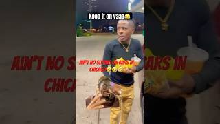 Chicago don’t sit in yo car at the gas station 😂safety chicago skit subscribe support erv fy [upl. by Zitah397]