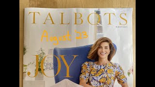 TALBOTS AUGUST 2023 CATALOG FLIPTHROUGH  WOMENS SIZES 024 [upl. by Bodi]