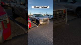 2025 TOYOTA TUNDRA TRD RALLY PACKAGE IS HERE shorts [upl. by Neville]