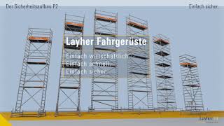 Layher Sicherheitsaufbau P2 [upl. by Courtund]