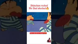 Shinchan rocks his dad shocked 🔥😳🥰shinchancartoon shivansh [upl. by Nottnerb]