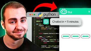 Create a Python GPT Chatbot  In Under 4 Minutes [upl. by Dorsman]