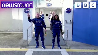 Spacecraft set to return to Earth  leaving astronauts behind  Newsround [upl. by Eanahs]