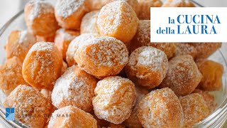 Dolci di Carnevale  LE CASTAGNOLE ROMAGNOLE  La Cucina della Laura [upl. by Reivazx]