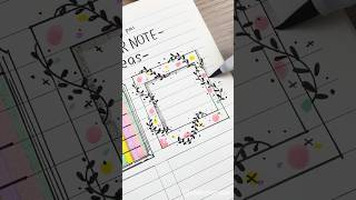 💡Easy bullet journal frame ideas shorts [upl. by Dlaregztif]