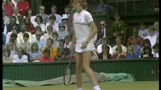 1984 Wimbledon 4th Round Steffi Graf vs Jo Durie Part 1 [upl. by Aisaim]