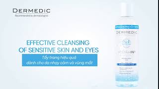 Nước rửa mặt tẩy trang Dermedic Hydrain3 Micellar water H2O [upl. by Nnylaehs649]