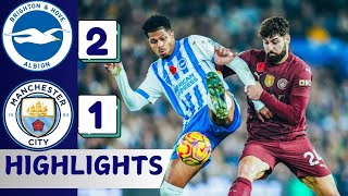 Manchester City Shocked 😱 4 Losses in a Row as Brighton Completes Stunning Comeback [upl. by Czarra]