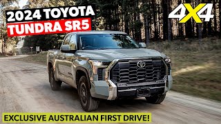 2024 Toyota Tundra SR5 review Exclusive Australian first drive  4X4 Australia [upl. by Andersen]