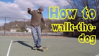 24 WalktheDog  Freestyle Skateboarding Lessons [upl. by Lanti]