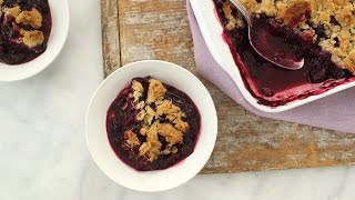 Simple Blueberry Crisp  Everyday Food with Sarah Carey [upl. by Button]