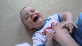 Baby laughing at being tickled [upl. by Marih]